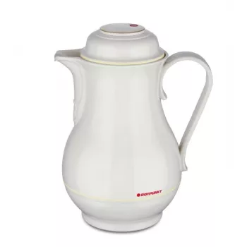 Termosa krūze ROTPUNKT 1,2 L, ziloņkaula krāsa — 24 h karsts / 36 h auksts, rokturis, 199×255 mm