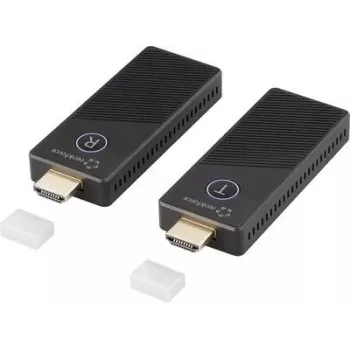 Renkforce RF-HDMID-500 HDMI bezvadu pārraides komplekts 30 m 5,8 GHz 3840 x 2160 pikseļi Sichere (RF-6721306)