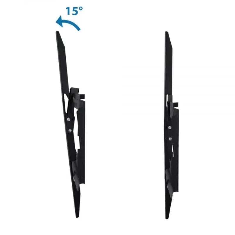 TV sienas stiprinājums Esperanza HYPNOS 177.8 cm 70 collas Melns Maks. 30 kg
