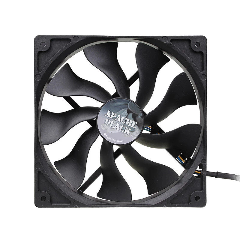 AKASA AK-FN062 140mm Melns korpusa ventilators
