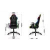 GAMING KRĒSLS BĒRNIEM HUZARO RANGER 6.0 RGB MESH