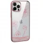 Aizsargājošs tālruņa vāciņš Devia Crystal Flora iPhone 12 mini, rozā zelta krāsā
