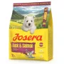 Sausā kucēnu barība JOSERA Mini Junior Duck & Salmon 3 kg — mazu šķirņu kucēniem, 29% olbaltumvielu, 18% tauku
