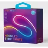 LED lentes gaisma Vention PAEWH 2 m, USB barošana 5V, RGB ar IR tālvadību, abpusējas līmlentes montāža