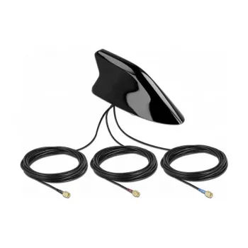 Antena DeLOCK 90052 jumta cietā stiprinājuma, melna