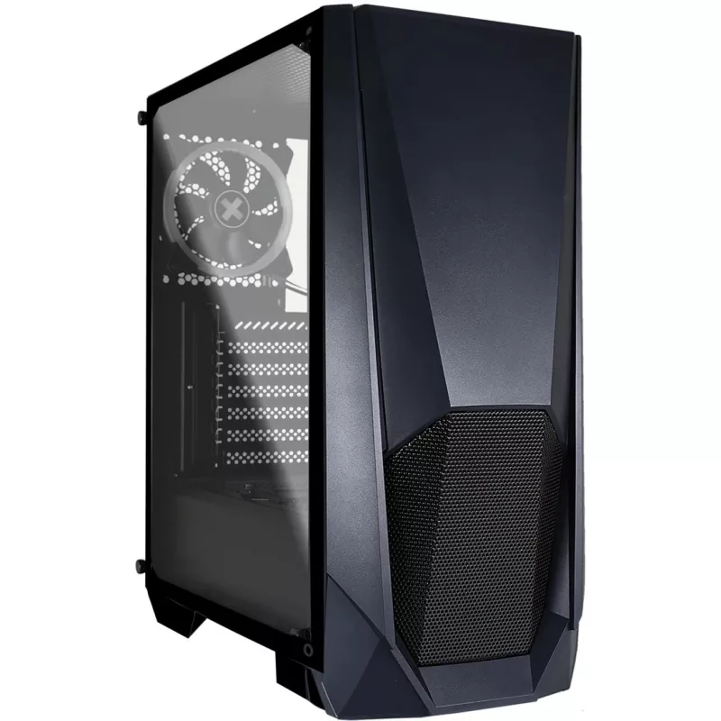 Xilence Xilent Blast X505.ARGB Gaming PC korpuss, RGB ATX Midi tornis, melns (XG141)