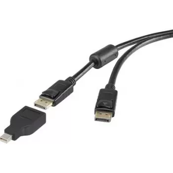 DisplayPort–Mini DisplayPort kabelis Renkforce 2 m — 1x DisplayPort spraudnis uz 1x Mini-DisplayPort spraudni