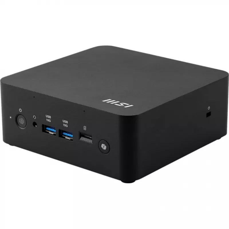 Mini PC MSI Cubi NUC AI+ i7-258V, 32GB RAM, 1TB SSD, Windows 11 Home, melns
