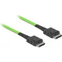 Delock 85211 OCuLink SFF-8611 uz SFF-8611 kabelis, 0,5 m