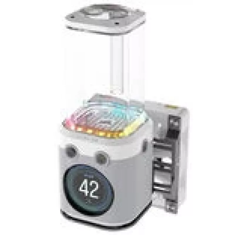 CPU šķidruma dzesētāja sūkņa komplekts CORSAIR iCUE Link XD6 RGB Elite LCD ar 6 RGB ventilatoriem