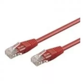 Wentronic Goobay CAT 5e komutācijas kabelis, U/UTP, sarkans, 1 m - CCA vara maisījums (68344)