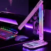 Galda lampa Hawk HW-LAMP04 Balta LED regulējama, balta apdare, regulējams galva un roka