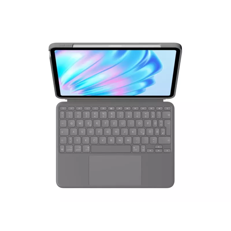 Logitech Combo Touch tastatūra QWERTY UK English Smart Connector pelēka