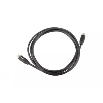 LANBERG USB-C–USB-C kabelis CA-CMCM-40CU-0018-BK — USB 2.0, 1,8 m, melns