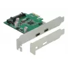 DeLOCK PCI Express x1 karte ar 2 x USB Type-C™ ligzdām