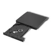 Ārējais DVD‑RW diskdzinis QOLTEC 51857 — USB 3.0, SATA interfeiss, DVD±R 8x, DVD±RW 4x, DVD‑RAM 5x, CD 24x, melns