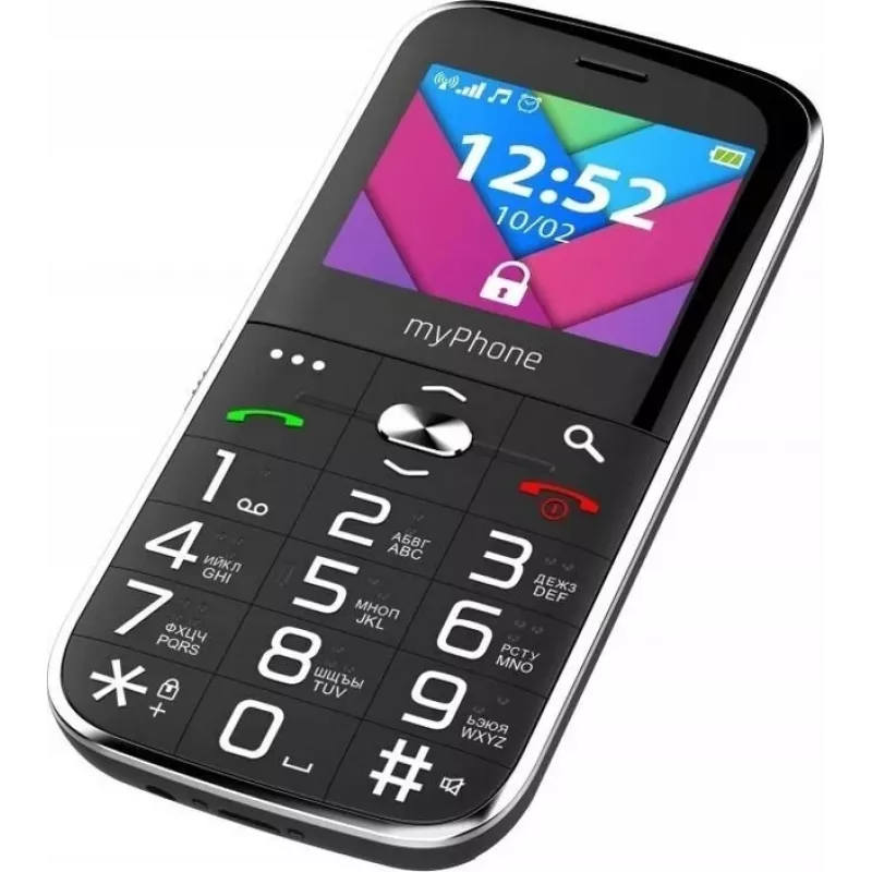 myPhone Halo C | Melns | 2.2 collas | TFT | 32 MB | 32 MB | Divas SIM kartes | Galvenās kameras izšķirtspēja 0.3 MP | 1900 mAh