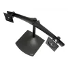 Ergotron DS100 - statīvs - horizontāls - 2 LCD displejiem - Alumīnijs, Tērauds - Melns - Ekrāna izmērs: līdz 61 cm (līdz 24 collām)