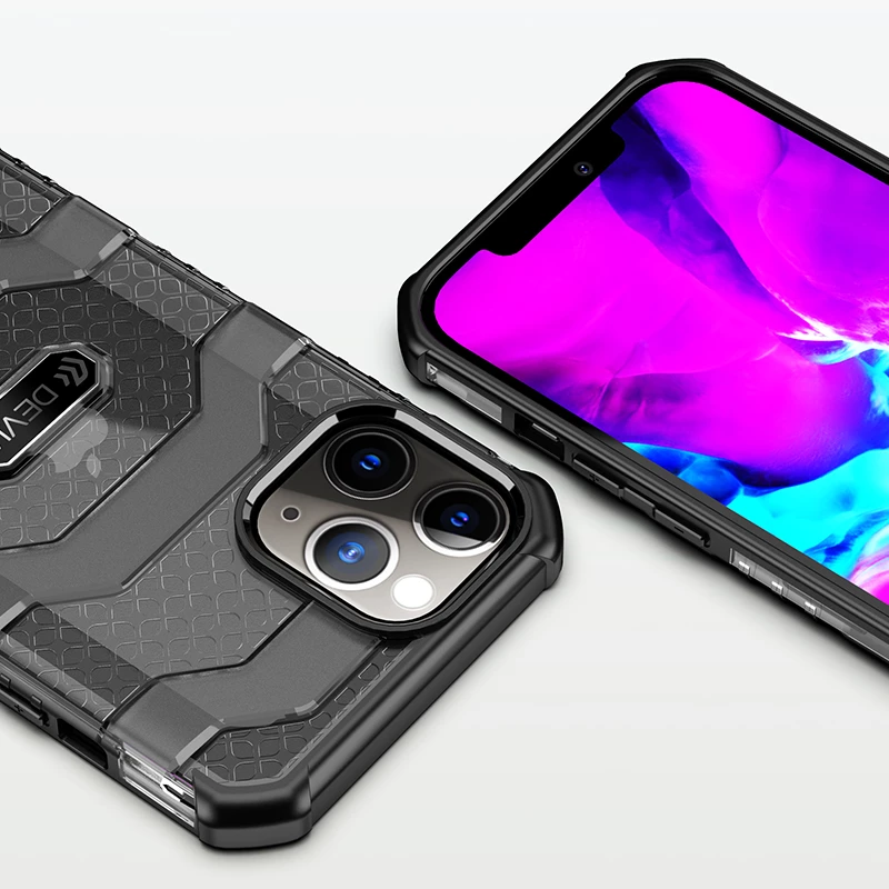 Aizsargājošs triecienizturīgs maciņš Devia Vanguard priekš iPhone 12 Pro Max, zaļš