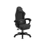 Spēļu krēsls huzaro Force 3.7 Carbon Melns — ergonomisks, regulējams augstums 107.5–116.5 cm, 5 riteņi, jostasvietas un kakla spilveni