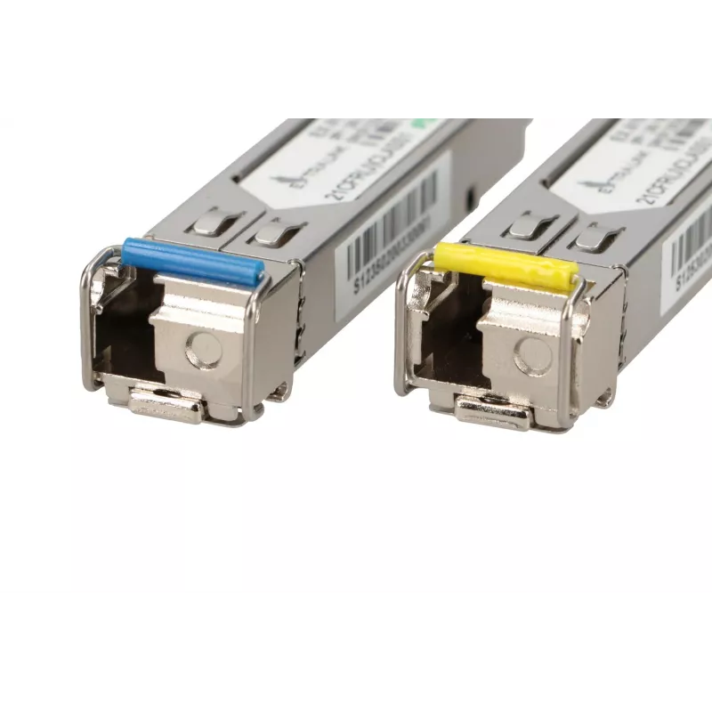 SFP WDM moduļu pāris Extralink 1.25G 1310/1550nm vienmoda 3km LC DOM