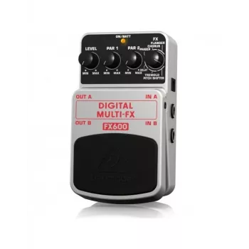 Efektu procesors Behringer FX600, platums 70 mm, dziļums 123 mm, augstums 54 mm