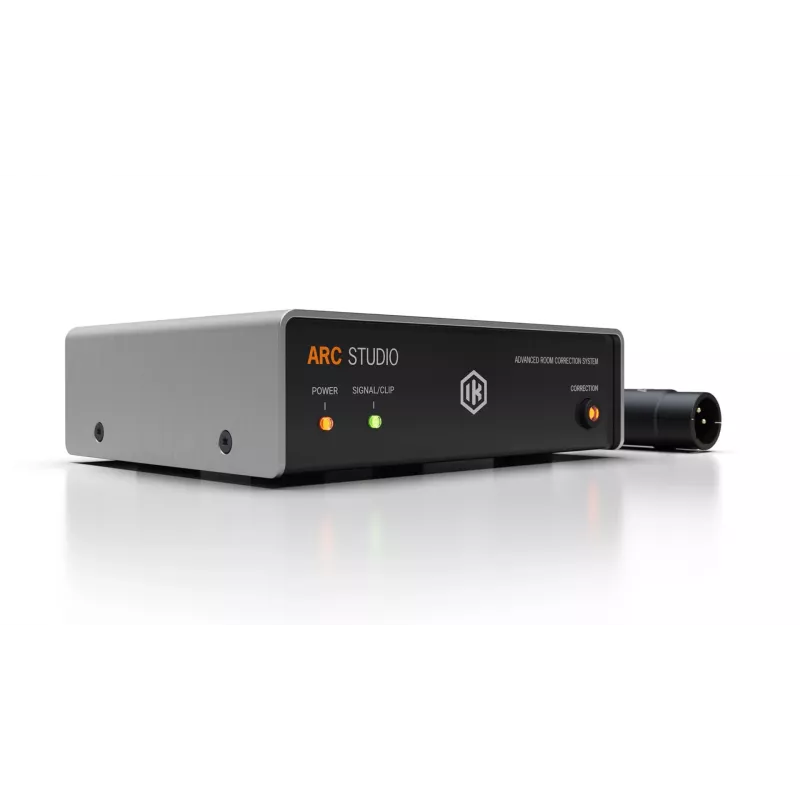 ik multimedia ARC Studio IP-ARC-STUDIO-IN tuvlauka studijas monitora skaļruņi 50W, 50 Ω izeja, 24 bitu/96 kHz, melni, 465 g