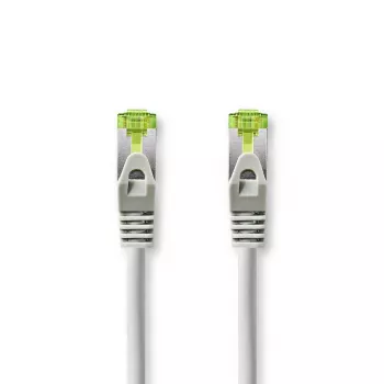 Nedis CCBW85420GY10. Kabeļa garums: 1 m, Kabeļa standarts: Cat.7 neapstrādāts kabelis, Kabeļa ekranējums: S/FTP (S-STP), Savienotājs 1: RJ-45, Savienotājs 2: RJ-45 (CCBW85420GY10)