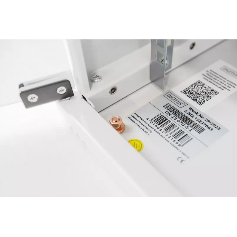DIGITUS Compact Series DN-19 12-U-S-1 - sienas skapis - gaiši pelēks, RAL 7035 - 12U - 48,3 cm (19) (DN-19 12-U-S-1)
