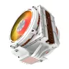 Procesora dzesētājs Darkflash E400 PLUS (balts) — aktīva gaisa dzesēšana centrālajam procesoram, torņa dizains, viena ventilatora konfigurācija