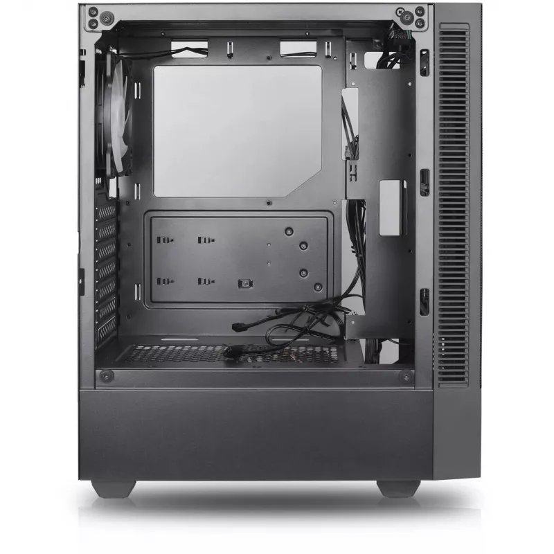 PC Case Set Silentware Flow 100 ARGB MESH — 2×140 mm priekšā, 1×120 mm aizmugurē