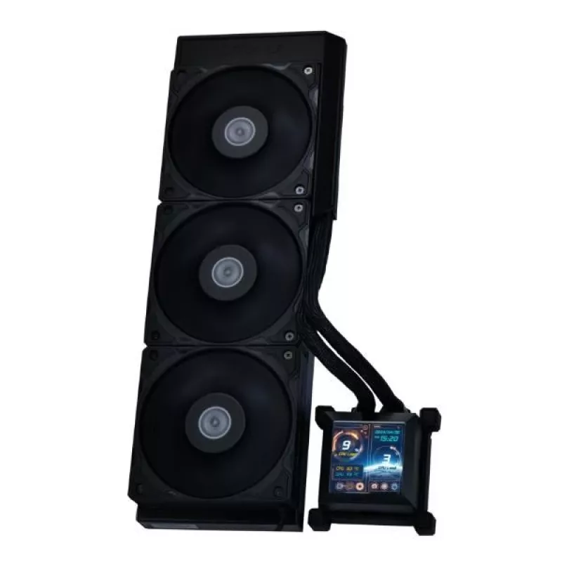 Universāls šķidruma dzesētājs Lian Li HydroShift LCD 360S 12 cm melns