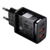 Baseus 30 W USB lādētājs QC PD3.0 Type C PD ātra uzlāde, ātrs tālruņa lādētājs iPhone 17 16 15 14 13 12 Pro Max Xiaomi Samsung