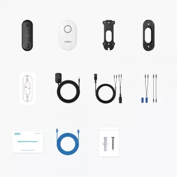 Reolink D340W Video Durvju Zvans 5MP Wi-Fi Personu Noteikšana Divvirzienu Audio