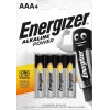 ENERGIZER BATTERY ALKALINE POWER AAA LR03 4 GABALI