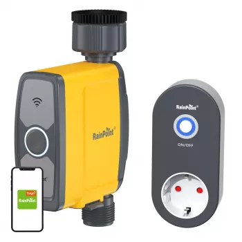 Apūdeņošanas kontrolieris RainPoint TTV103FRF ar lietotnes vadību 1 zonai (MPN TTV103FRF + TWG004WR)