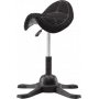 Ergonomisks balansa ķeblis up up Toronto melns audums ar garāku gāzes pacēlāju