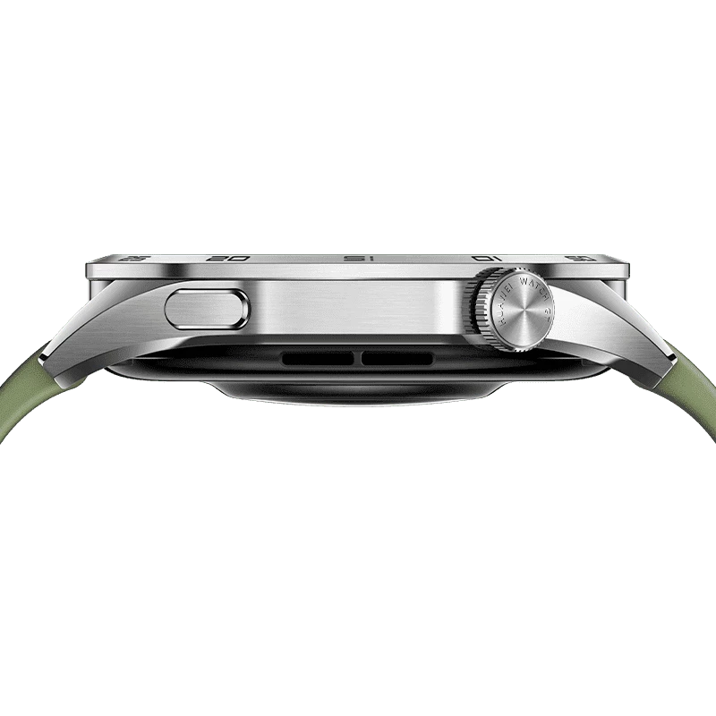 HUAWEI WATCH GT 4 viedpulkstenis 46 mm, 1,43" AMOLED, GPS, līdz 14 dienām akumulators, Android un iOS, nerūsējošais tērauds, zaļā krāsā