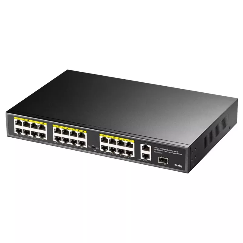Nepārvaldāms komutators Cudy FS1026PS1 24 porti Gigabit Ethernet PoE