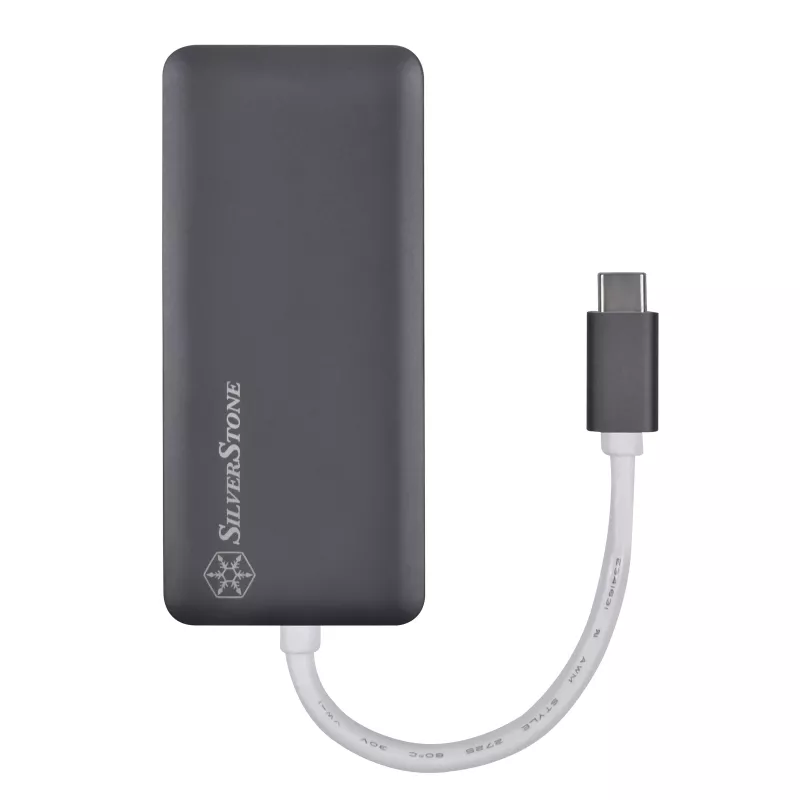 SilverStone SST-EP14C - USB 3.1 Type-C Gen1 uz HDMI, 3x USB 3.1 Gen 1 Type-A, 1x USB 3.1 Gen 1 Type-C (PD 2.0 uzlāde) (SST-EP14C)