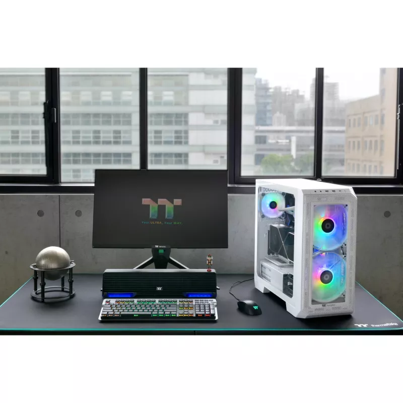 PC korpuss Thermaltake View 300 MX Midi Tower balts