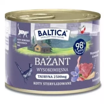 BALTICA regional flavours Fazāns - mitrā kaķu barība - 185g
