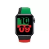 Apple 40mm Melns Unity sporta aproce M/L melna, zaļa, sarkana