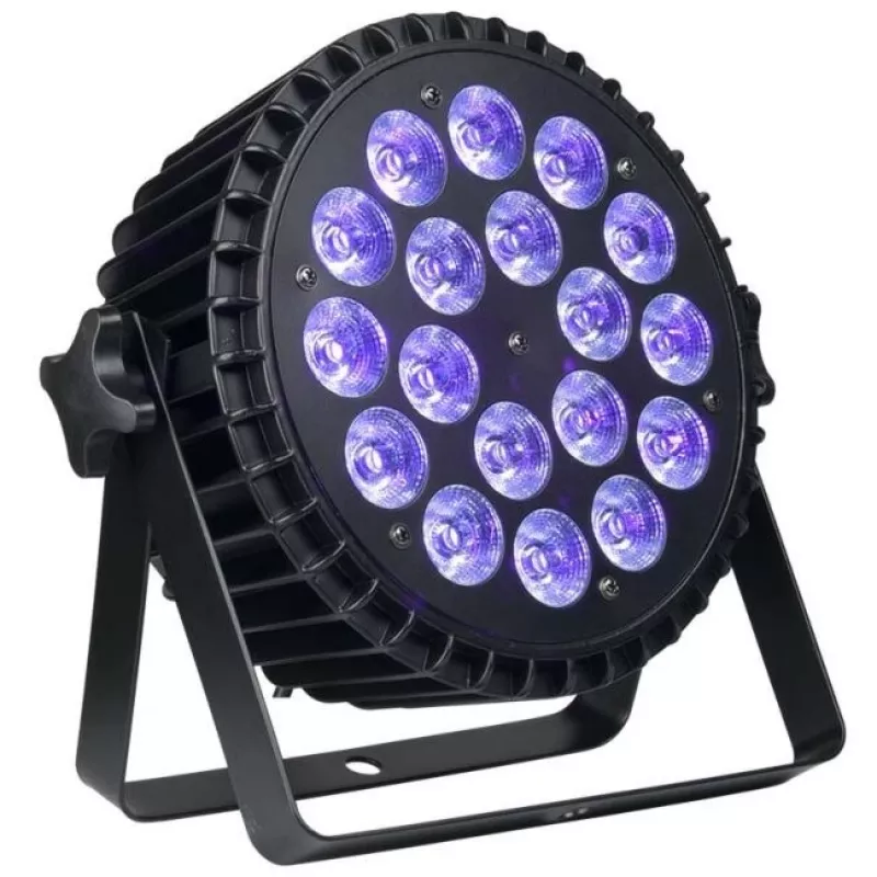 LIGHT4ME ALU QUAD PAR 18x6W RGBW - skatuves prožektors