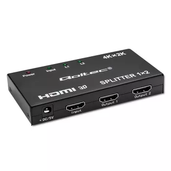 Aktīvs HDMI sadalītājs 2 x HDMI 4Kx2K, 3,4 Gbps