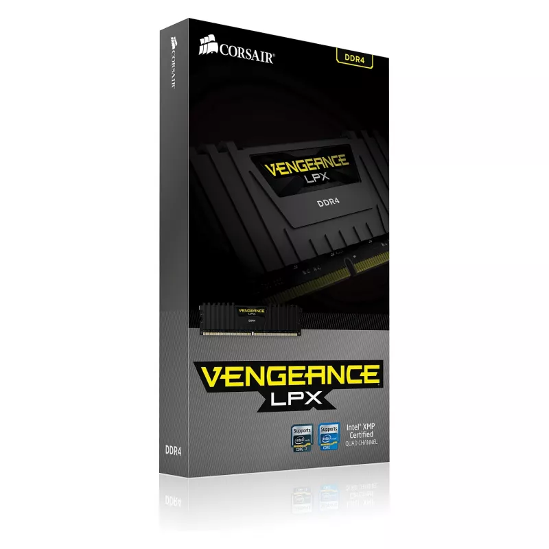 DDR4 Vengeance LPX 8GB/2400 Melns CL14-16-16-31 1.20V XMP2.0