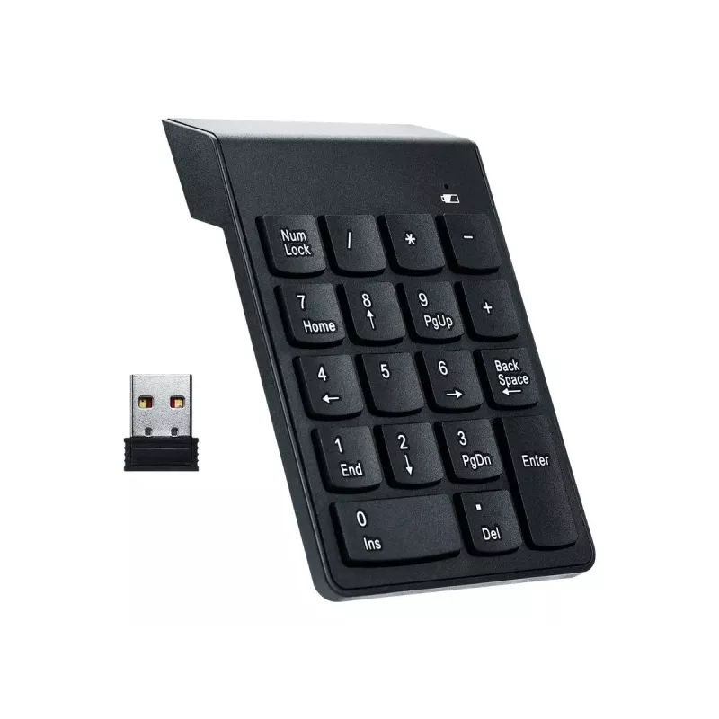 Gembird KPD-W-02 ciparu tastatūra klēpjdatoram/datoram Bluetooth Melna