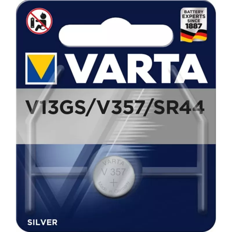 Vienreizlietojamā baterija Varta V 76 PX SR44 (sudraba oksīda)