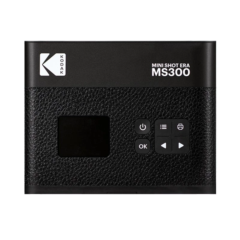 Momentuzņēmuma kamera Kodak Mini Shot 3 Era — Melna, 4Pass drukas tehnoloģija