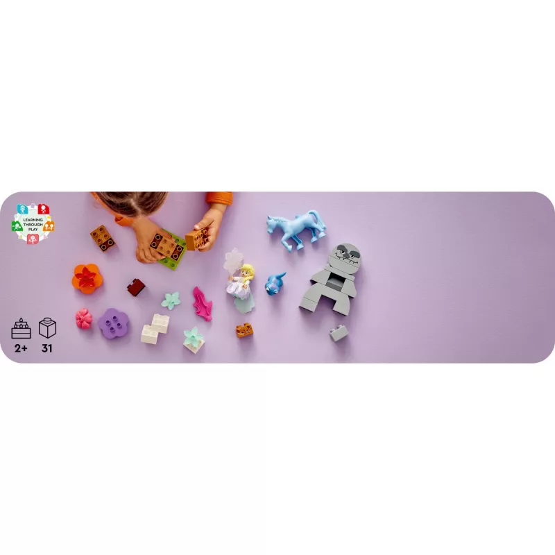 LEGO DUPLO rotaļu komplekts 10418 — Disney Elsa un Bruni Apburtajā mežā, 31 detaļa, no 2+ gadiem